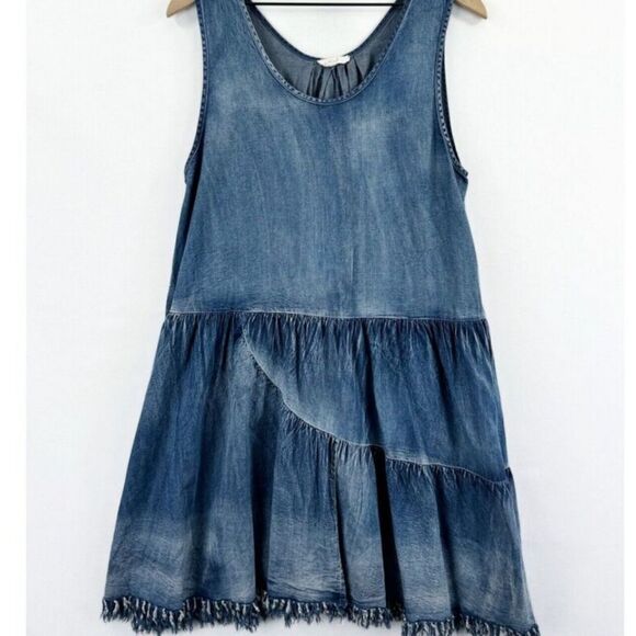 Easel Chambray Denim Dress - Picture 12 of 12